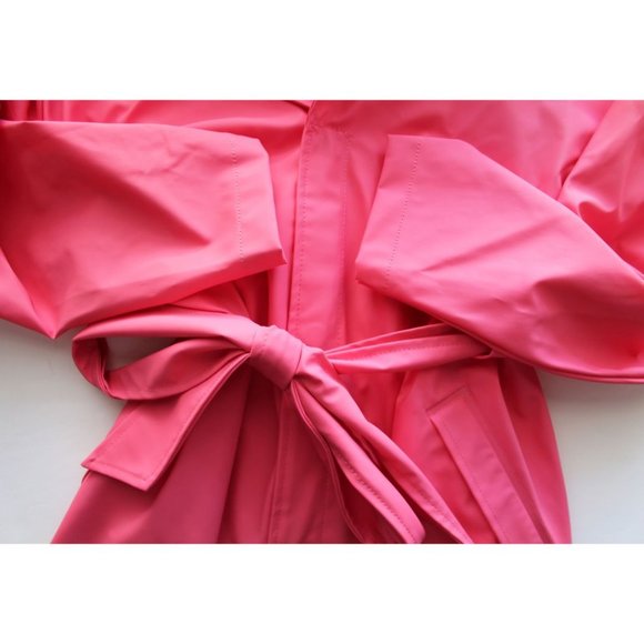 RAINS Waterproof Lightweight Belted Jacket Pink Size XS/ S - Picture 8 of 8